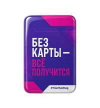 Объемный стикер из эпоксидной смолы для прикассовой зоны вертикальный