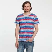 Футболка мужская RAYET двусторонняя, красная с синим