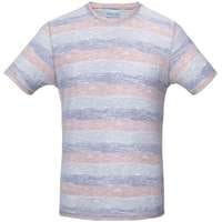 Футболка мужская двусторонняя оранжевая с фиолетовым «RAYET»