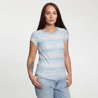 Футболка женская RAYET LADY двусторонняя, голубая с зеленым