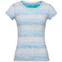 Футболка женская двусторонняя голубая с зеленым «RAYET LADY»