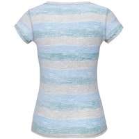 Футболка женская RAYET LADY двусторонняя, голубая с зеленым