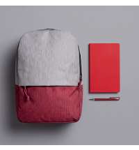 Подарочный набор READYPACK: рюкзак,  ручка, блокнот, красный