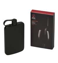 Фляжка с рельефным покрытием  &laquo;Аргентина&raquo;, 500мл