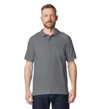 Футболка поло PREMIUM COTTON ADULT DOUBLE PIQUE, ГРАФИТОВЫЙ S