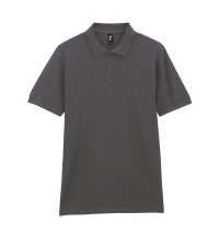 Футболка поло PREMIUM COTTON ADULT DOUBLE PIQUE, ГРАФИТОВЫЙ S