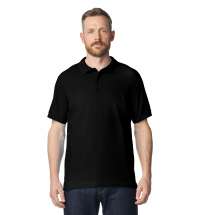 Футболка поло PREMIUM COTTON ADULT DOUBLE PIQUE, ЧЕРНЫЙ S