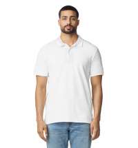 Футболка поло PREMIUM COTTON ADULT DOUBLE PIQUE, БЕЛЫЙ S