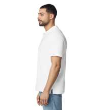 Футболка поло PREMIUM COTTON ADULT DOUBLE PIQUE, БЕЛЫЙ S