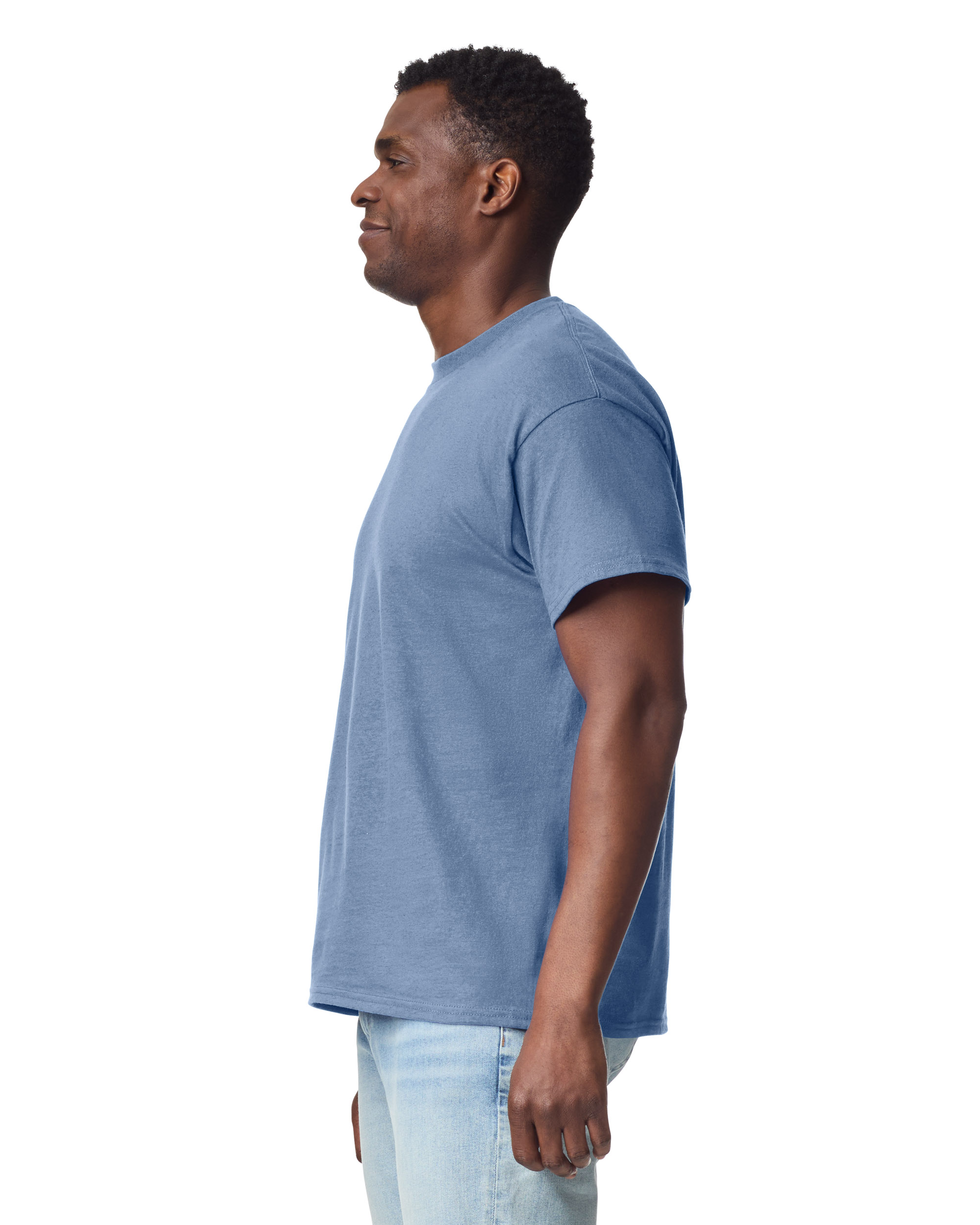 Футболка ULTRA COTTON, СЕРО-ГОЛУБОЙ S