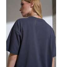 Футболка Oversize Premium, темно-серая (антрацит)