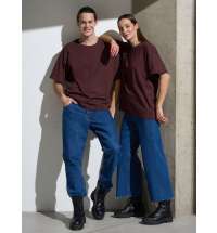 Футболка Oversize Premium, коричневая (шоколад)