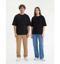 Футболка Oversize Premium 210, черная