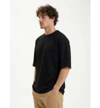 Футболка Oversize Premium 210, черная