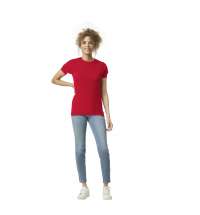 Футболка SOFTSTYLE WOMAN, КРАСНЫЙ S