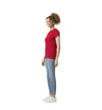Футболка SOFTSTYLE WOMAN, КРАСНЫЙ S