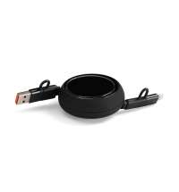 Складной кабель с переходниками pocketCoil, черный