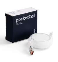 Складной кабель с переходниками pocketCoil, белый
