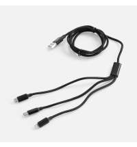 Кабель Triple Charge в футляре ver.2, черный