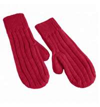 Варежки вязаные плотные НАСВЯЗИ&copy; шерсть/акрил