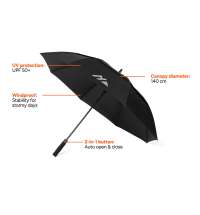 Зонт-трость антишторм Nordic Drift Trail AWARE&trade; RPET, UPF 50+, d135-140 см