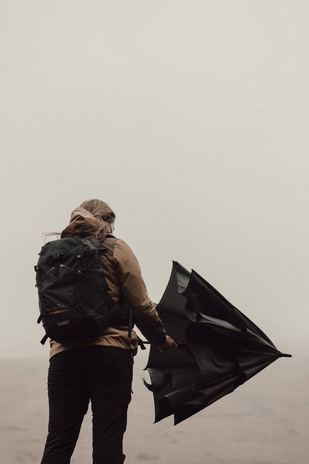 Зонт-трость антишторм Nordic Drift Trail AWARE&trade; RPET, UPF 50+, d135-140 см