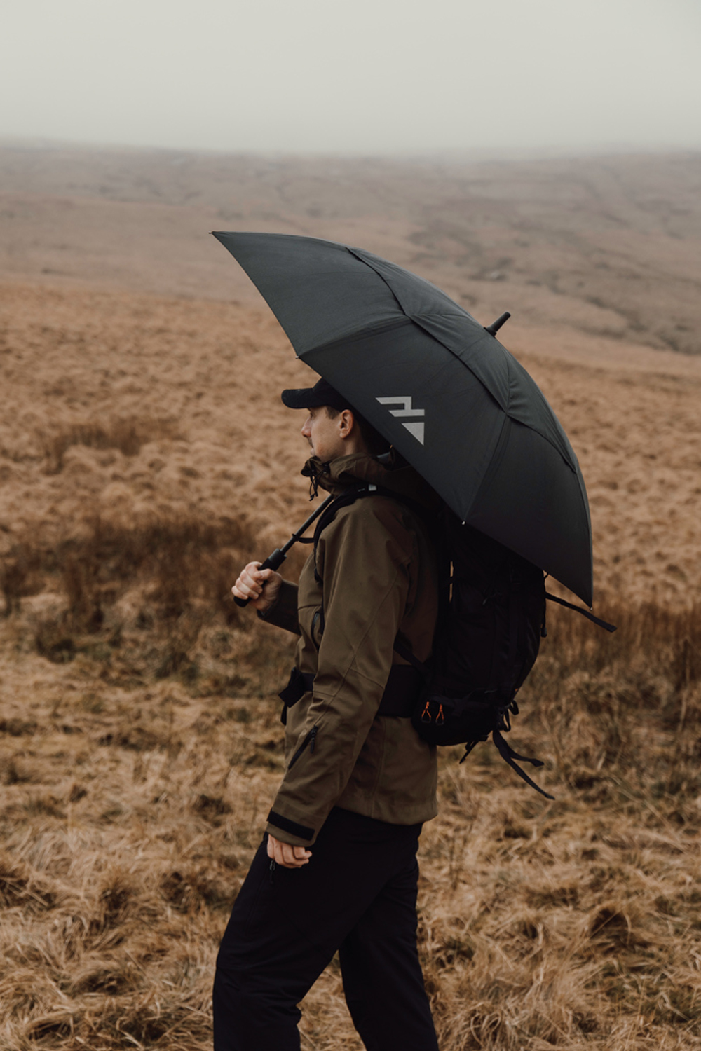 Зонт-трость антишторм Nordic Drift Trail AWARE&trade; RPET, UPF 50+, d135-140 см
