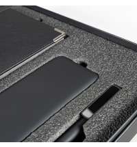 Набор подарочный KENNEDY: ежедневник, ручка и power bank в коробке  с ложементом