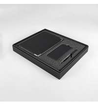 Набор подарочный KENNEDY: ежедневник, ручка и power bank в коробке  с ложементом