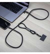 Шнурок-держатель для телефона с зарядным кабелем USB-C на USB-C/Lightning &laquo;Lany Eco Charge&raquo;