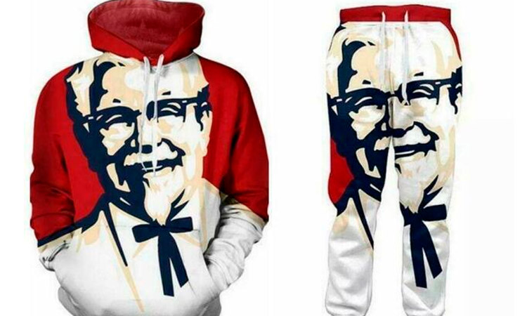 Одежда с логотипом KFC