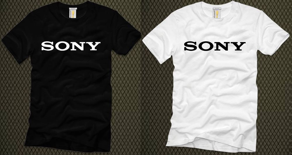Шелкография на футболках Sony