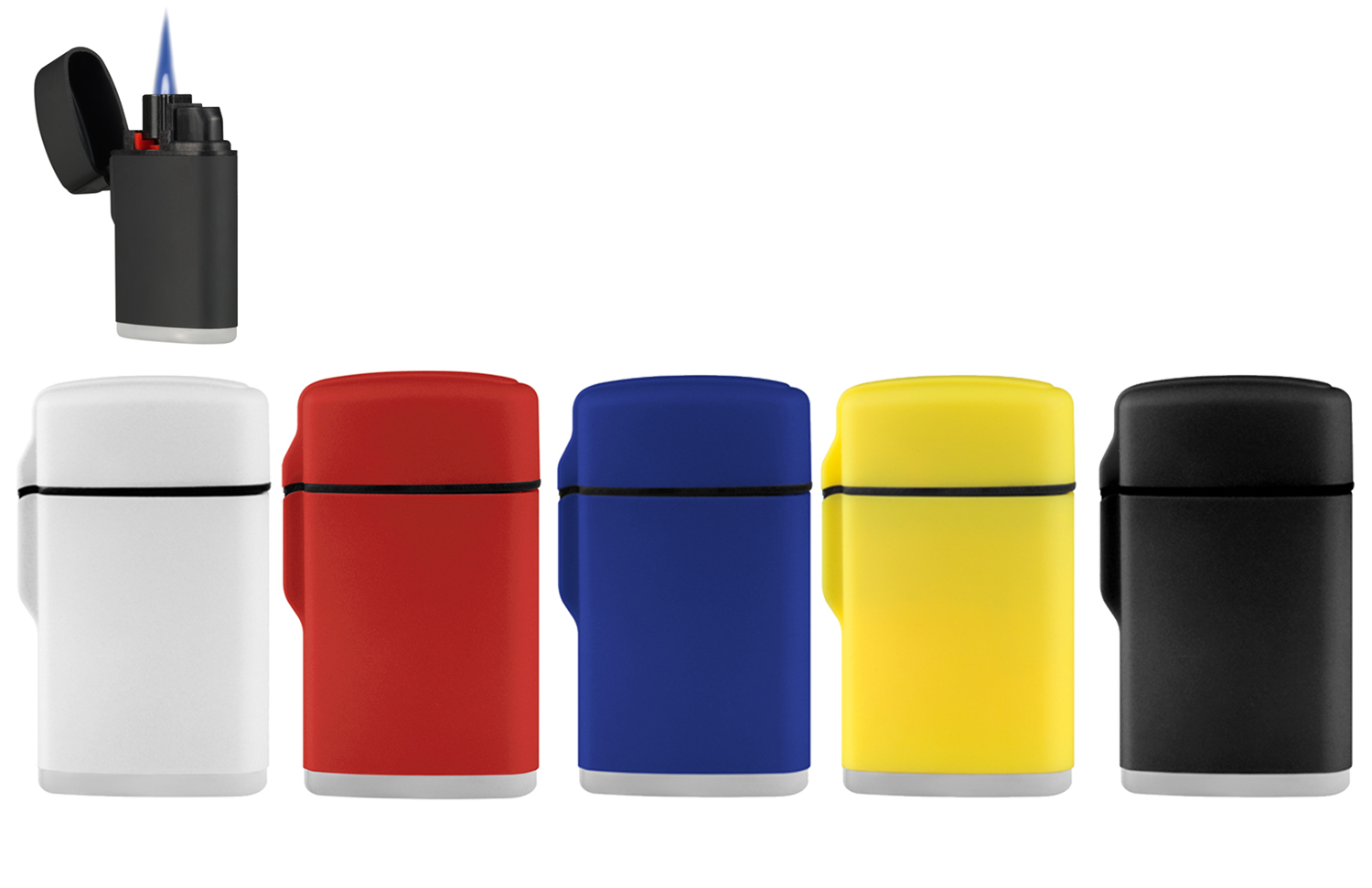 Тампопечать на больших зажигалках